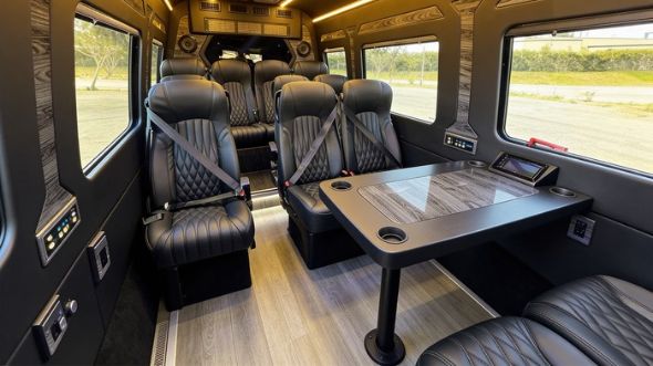 lewisville 12 passenger sprinter van interior
