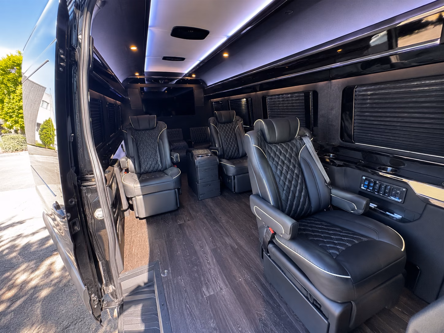 20 passenger sprinter van inside