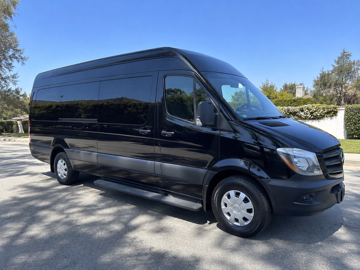 ceremony to reception sprinter van transfers and multi venue wedding day transportation in lewisville