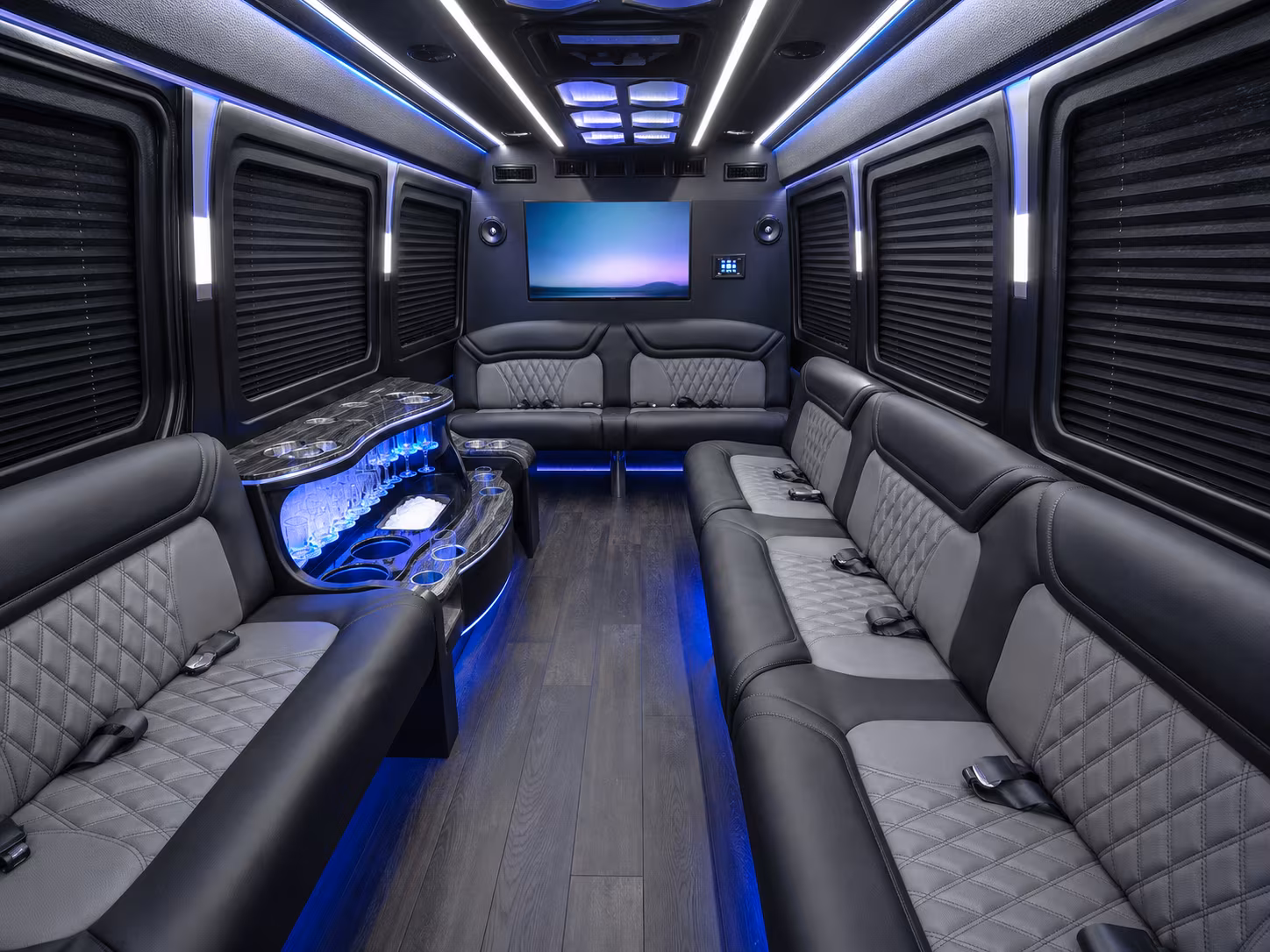 lewisville sprinter limousine inside