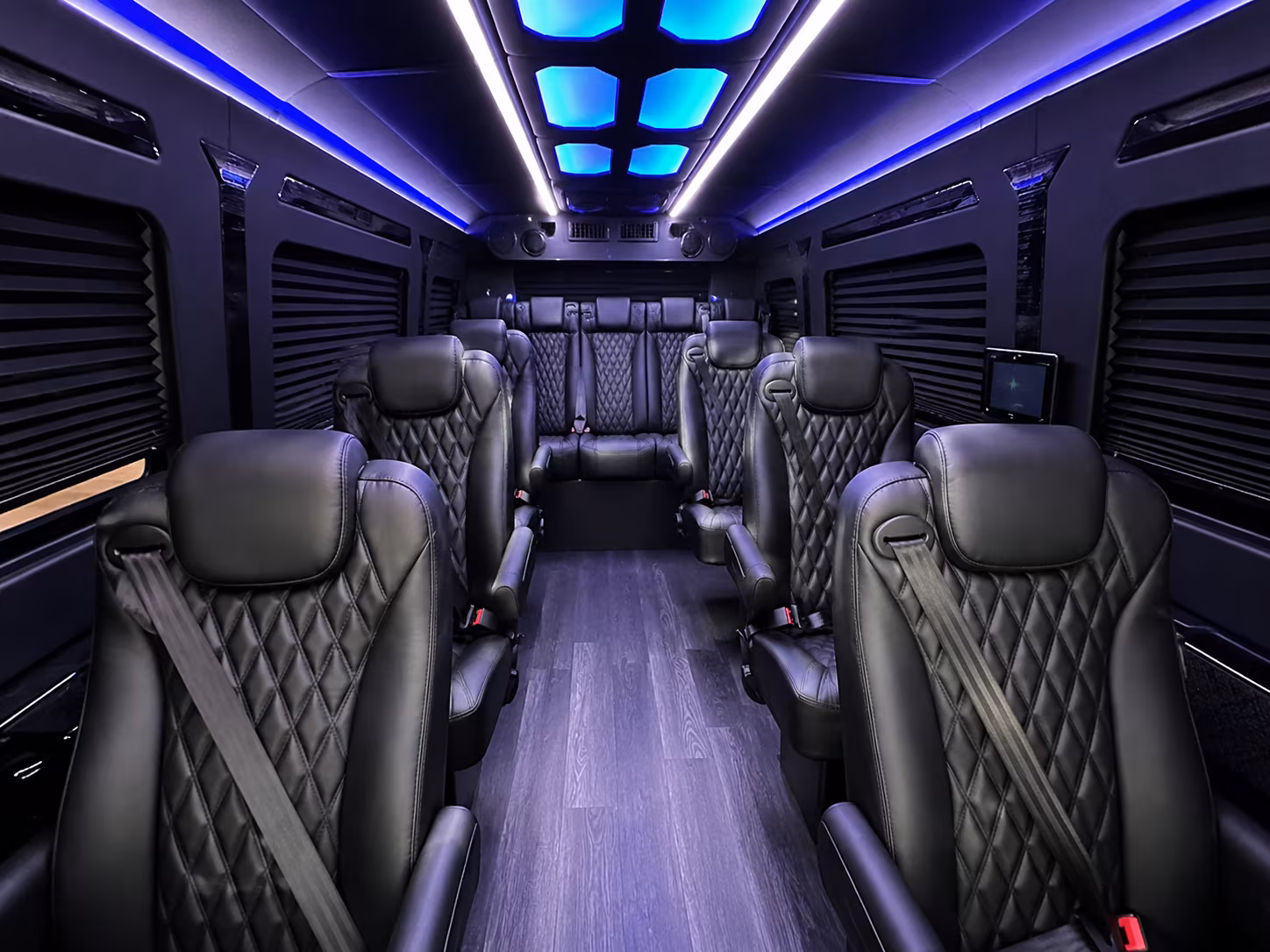 parent coordinated sprinter van bookings with a set pickup and return time in lewisville